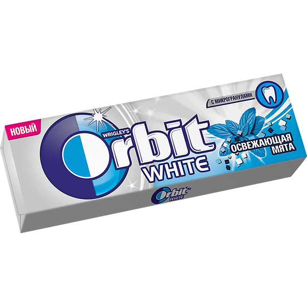 Жевательная резинка Orbit White освежающая мята