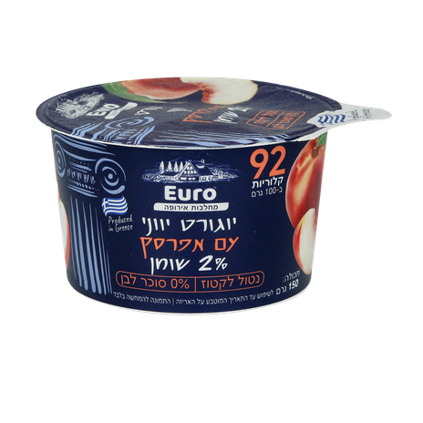 Euro Greek Yogurt with Peach 2% fat