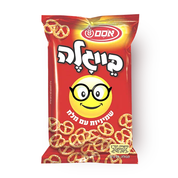 Osem Pretzels snack with salt