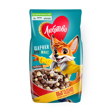 Шарики шоколадные Дуо Микс «Любятово»