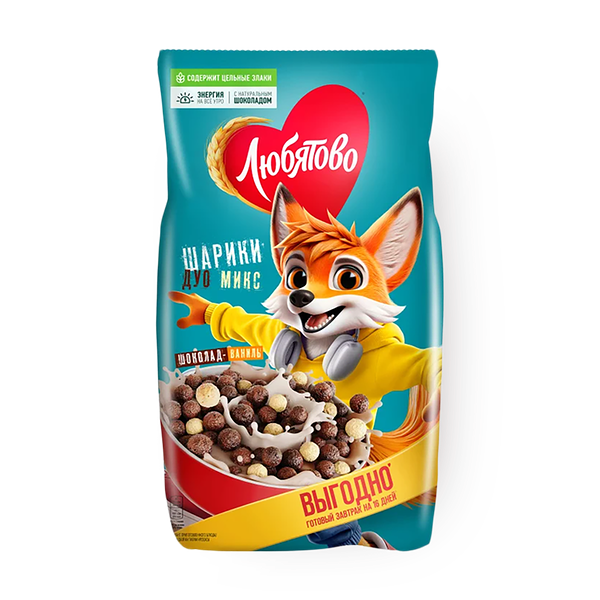 Шарики шоколадные Дуо Микс «Любятово»