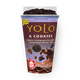 YOLO Milk Drink with Chocolate and Chocolate flavor Cookies crumbs