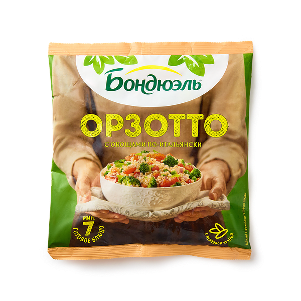 Смесь Орзото Bonduelle с овощами по-итальянски замороженная