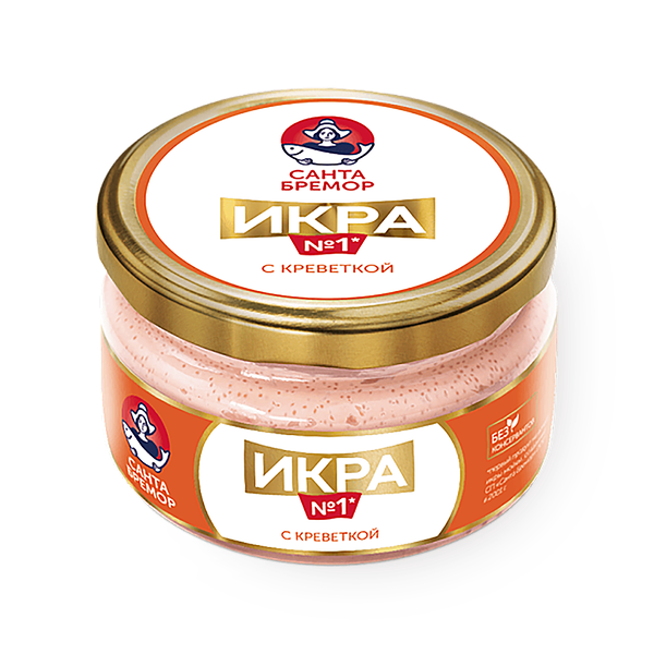 Икра деликатесная с креветкой «Санта Бремор»
