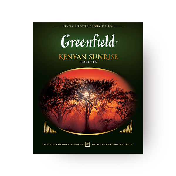 Чай чёрный Kenyan Sunrise Greenfield в пакетиках