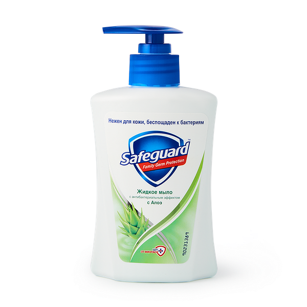 Мыло жидкое с антибактериальным эффектом Safeguard с алоэ