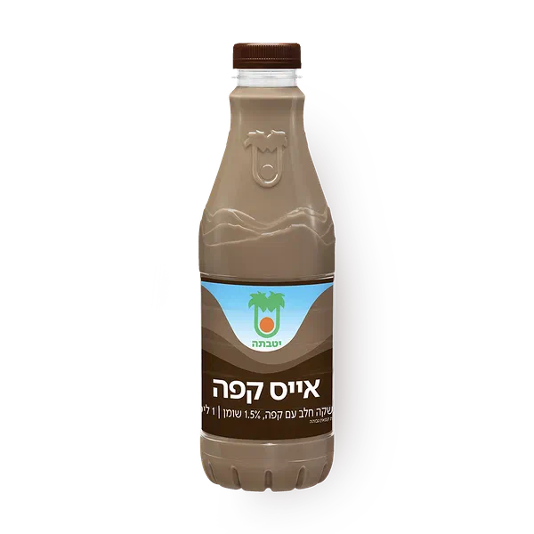 משקה חלב יטבתה בטעם אייס קפה