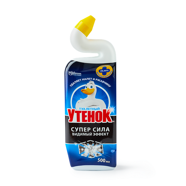 Чистящее средство для унитаза Туалетный Утёнок Супер Сила Видимый эффект
