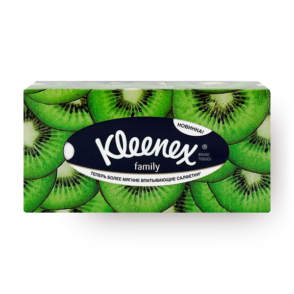 Салфетки Kleenex Family в коробке
