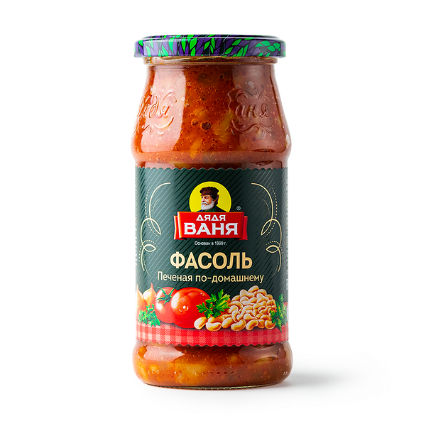 Фасоль печёная по-домашнему «Дядя Ваня» в томатном соусе
