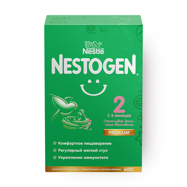 Смесь молочная сухая Nestogen Nestle 2 с 6 месяцев