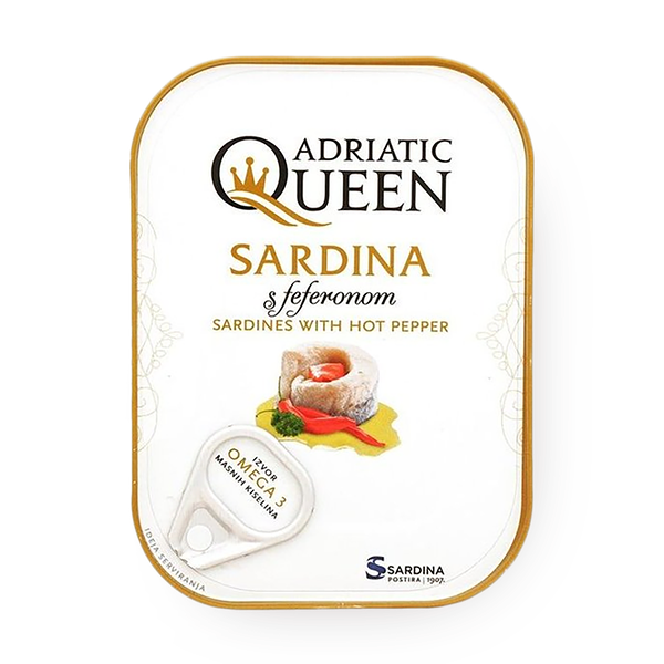 Сардины Adriatic Queen в масле с перцем