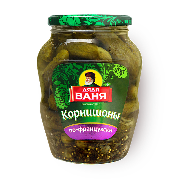 Корнишоны По-французски «Дядя Ваня» маринованные