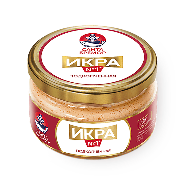 Икра мойвы №3 подкопчённая «Санта Бремор»