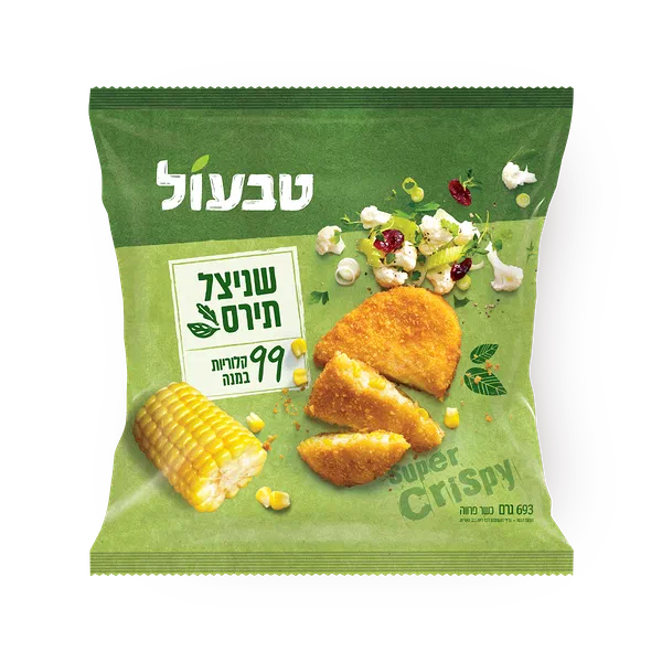 שניצל טבעול תירס 99 קלוריות