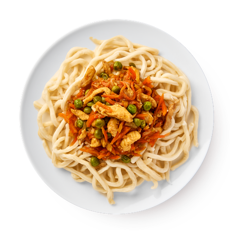 Вок-лапша с курицей и овощами Mfood.kz