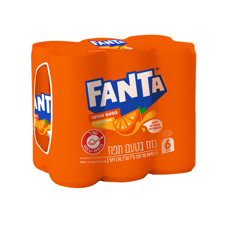 Fridge Fanta orange pack