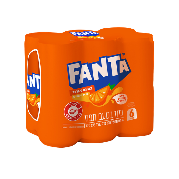 Fridge Fanta orange pack