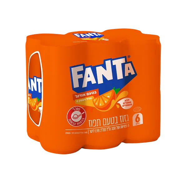 Fridge Fanta orange pack