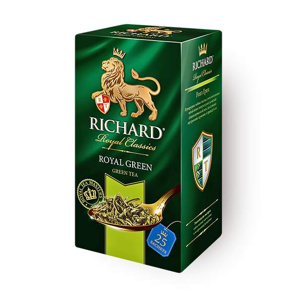 Чай зелёный Royal Green Richard в пакетиках