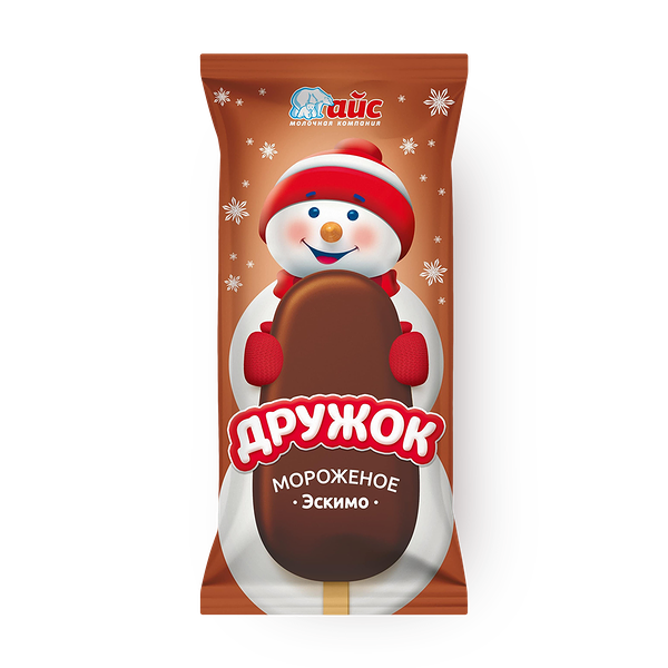 Мороженое «Дружок» эскимо 8%