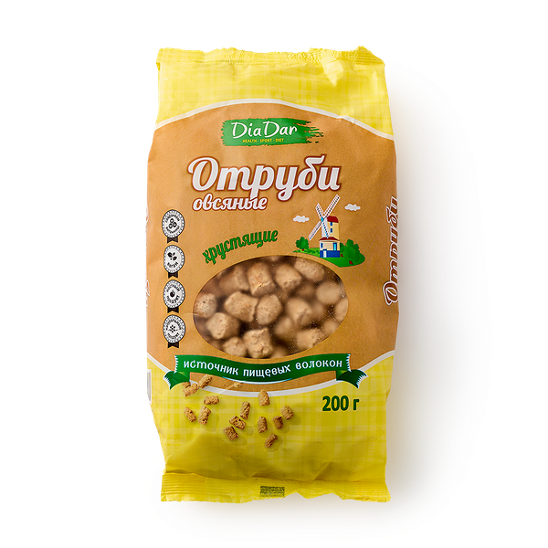Отруби овсяные хрустящие DiaDar