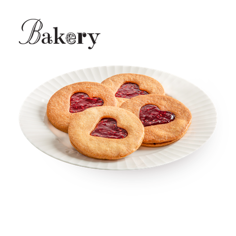 Lindzer heart cookies