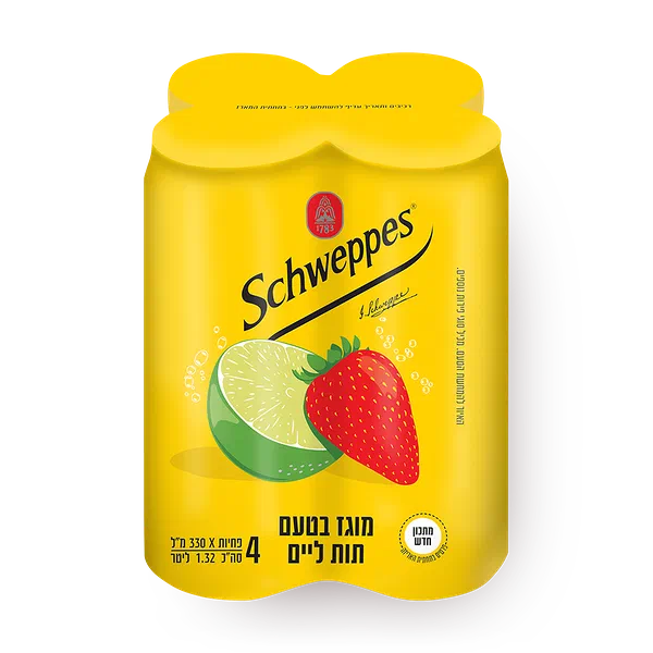 Schweppes strawberry limePack