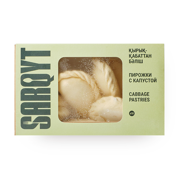 Пирожки Sarqyt Food с капустой замороженные