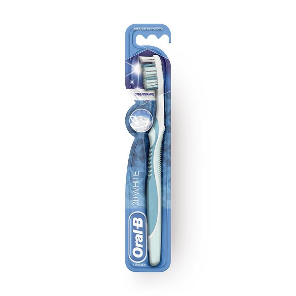 Зубная щетка Oral-B 3D White Whitening 40/35 средняя