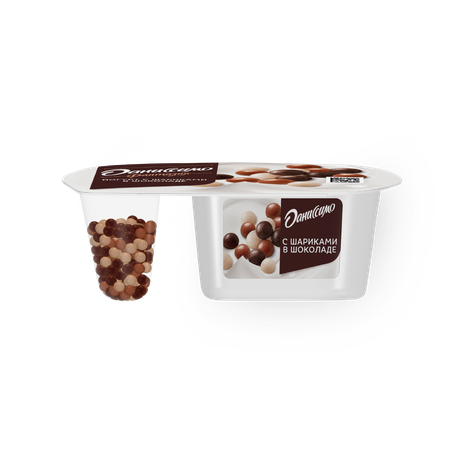 Йогурт «Даниссимо» Фантазия с хрустящими шоколадными шариками 6,9%