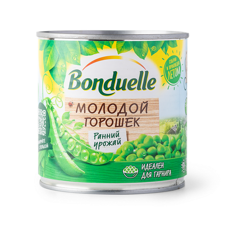 Горошек зелёный молодой Bonduelle