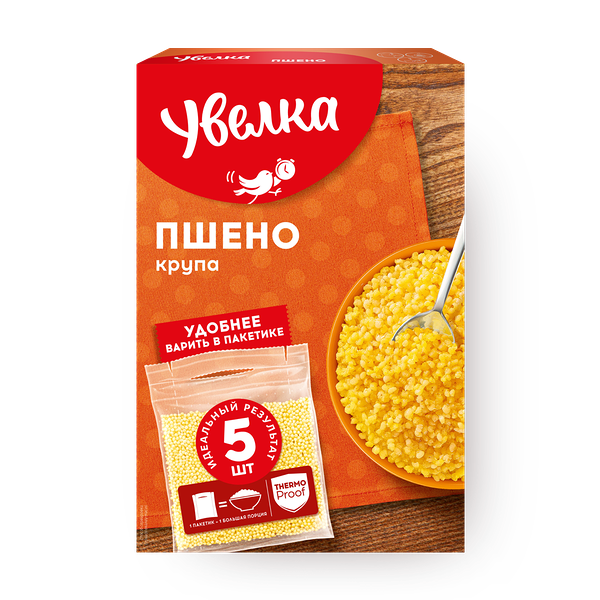 Пшено «Увелка» в варочных пакетах