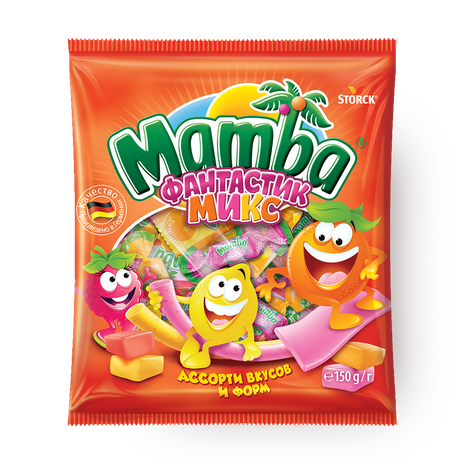 Конфеты жевательные Фантастик микс Mamba