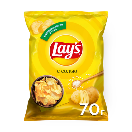 Чипсы Lay's с солью