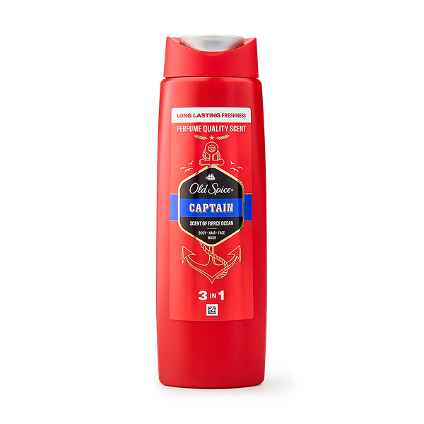 Гель для душа и шампунь 3в1 Old Spice Captain