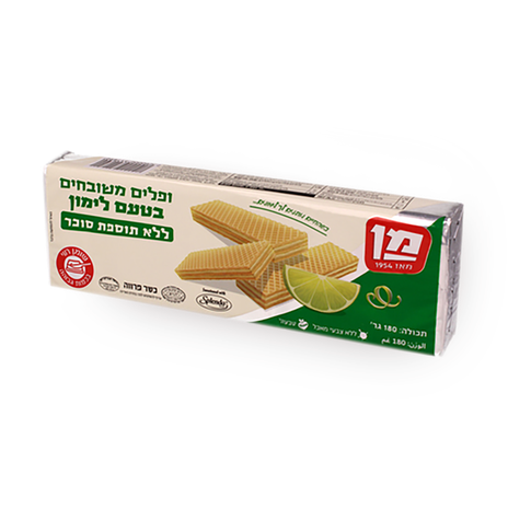 ופלים משובחים בטעם לימון ללא תוספת סוכר מן