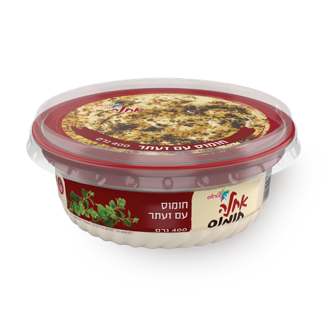 Ahla Hummus with hyssop
