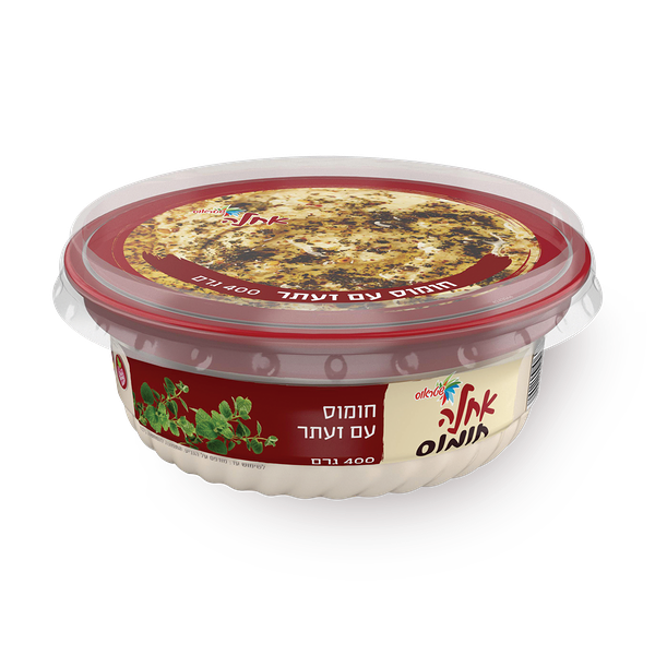 Ahla Hummus with hyssop