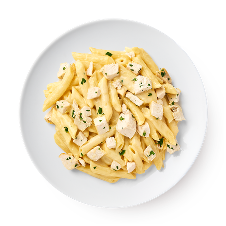 Пенне с сырным соусом и курицей Damdala