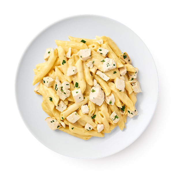 Пенне с сырным соусом и курицей Damdala