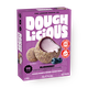 Cookie dough bites dessert with blueberry yogurt ice cream Dough Licious
