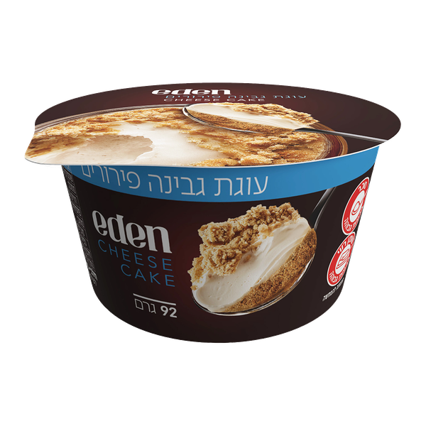 עוגת גבינה פירורים עדן 17%