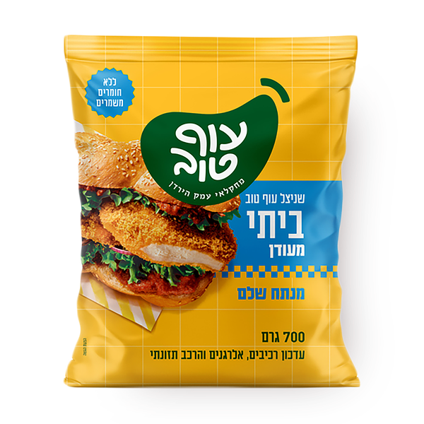 עוף טוב שניצל עוף ביתי עדין כזה