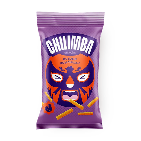 Снеки кукурузные Chilimba острые крылышки