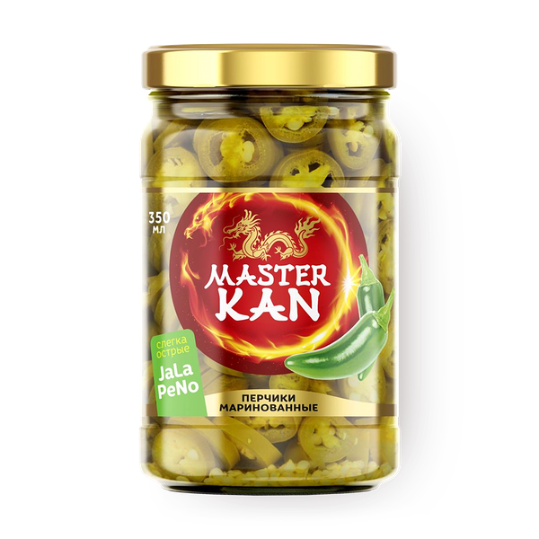 Перчики халапеньо маринованные «Мастер Кан»