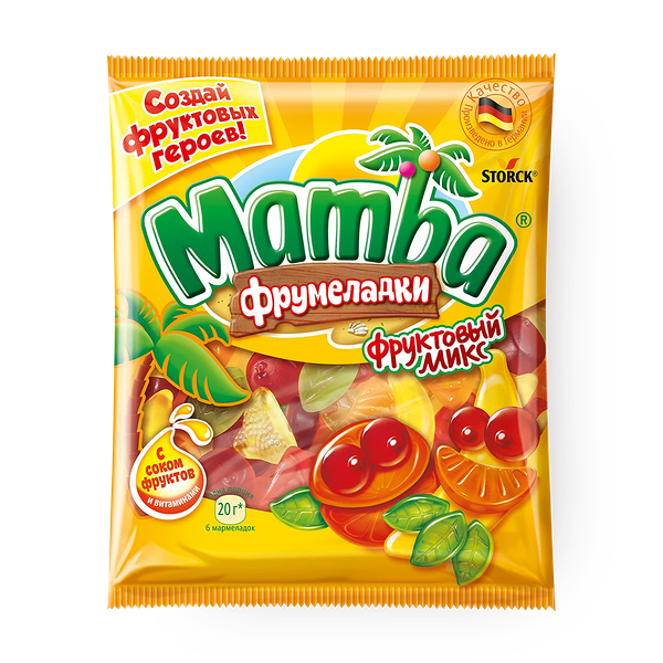 Жевательный мармелад Mamba Фруктовый микс
