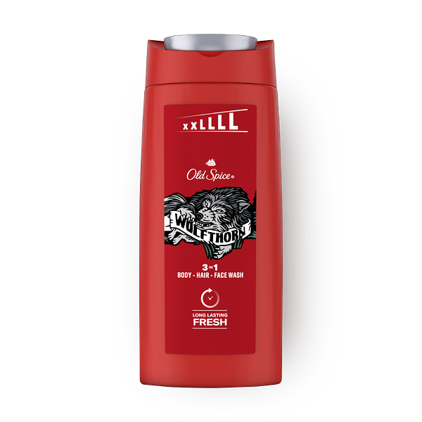 Гель для душа и шампунь 3 в 1 Old Spice Wolfthorn