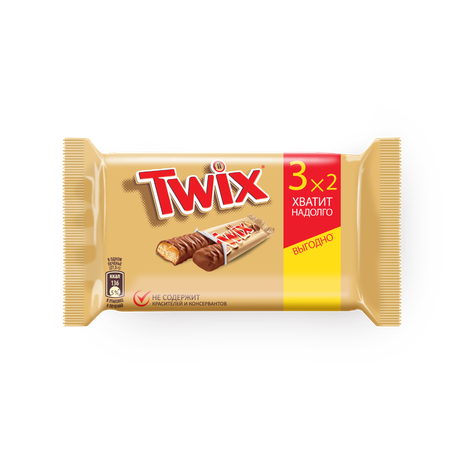 Батончик Twix в молочном шоколаде