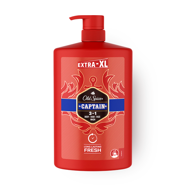 Гель для душа-шампунь 3 в 1 Old Spice Captain